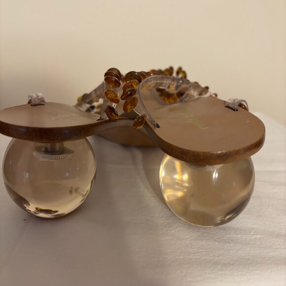 CULT GAIA Clio Round Sphere Heel Sandals - Size 38EU/8US - Picture 3 of 12